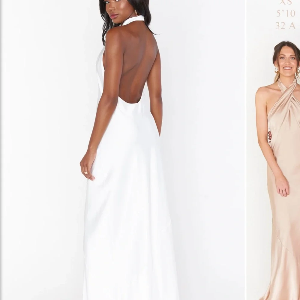 Show Me Your MuMu White halter dress - Picture 6 of 6